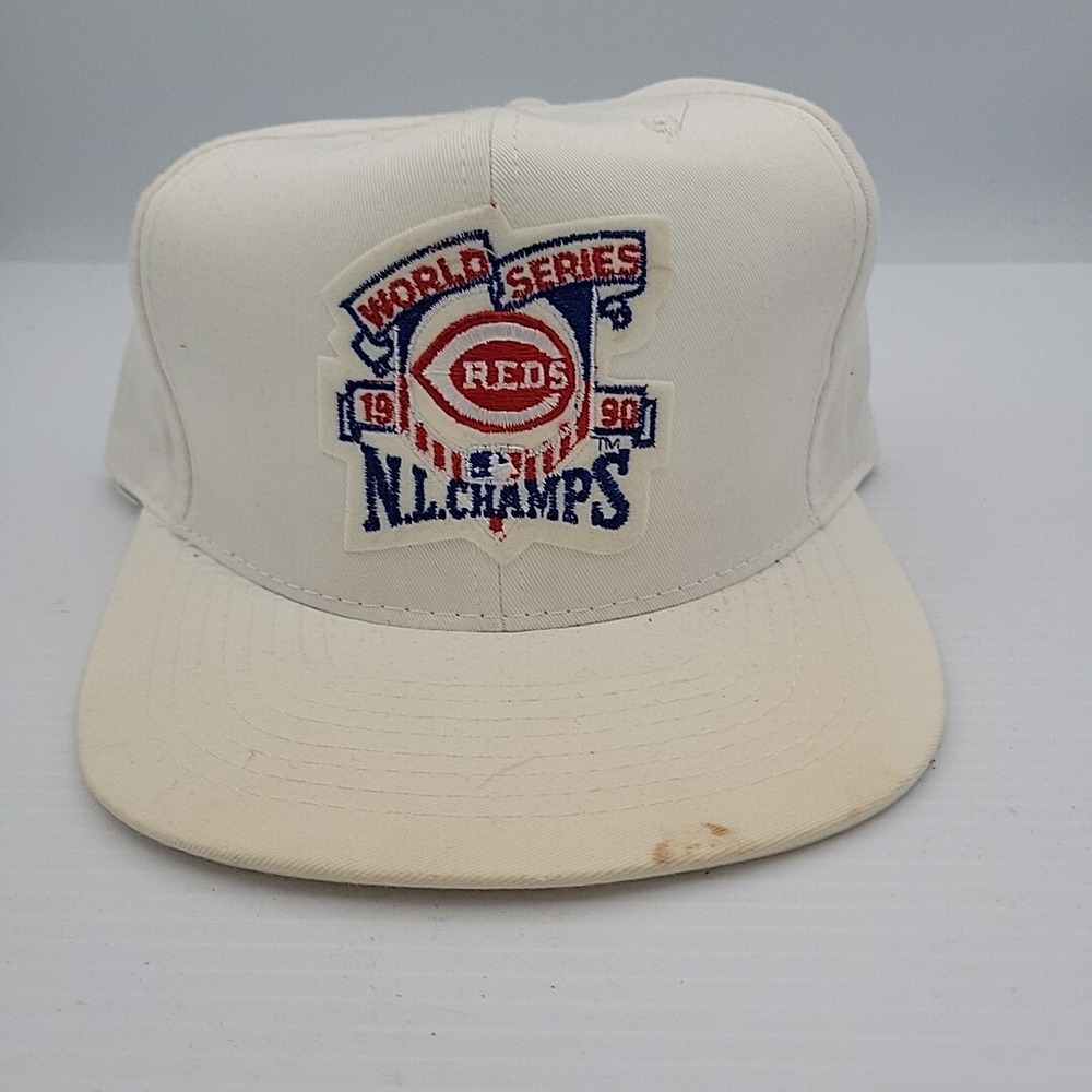 Cincinnati Reds 1990 World Series NL Champs American Needle Snapback Hat NWT